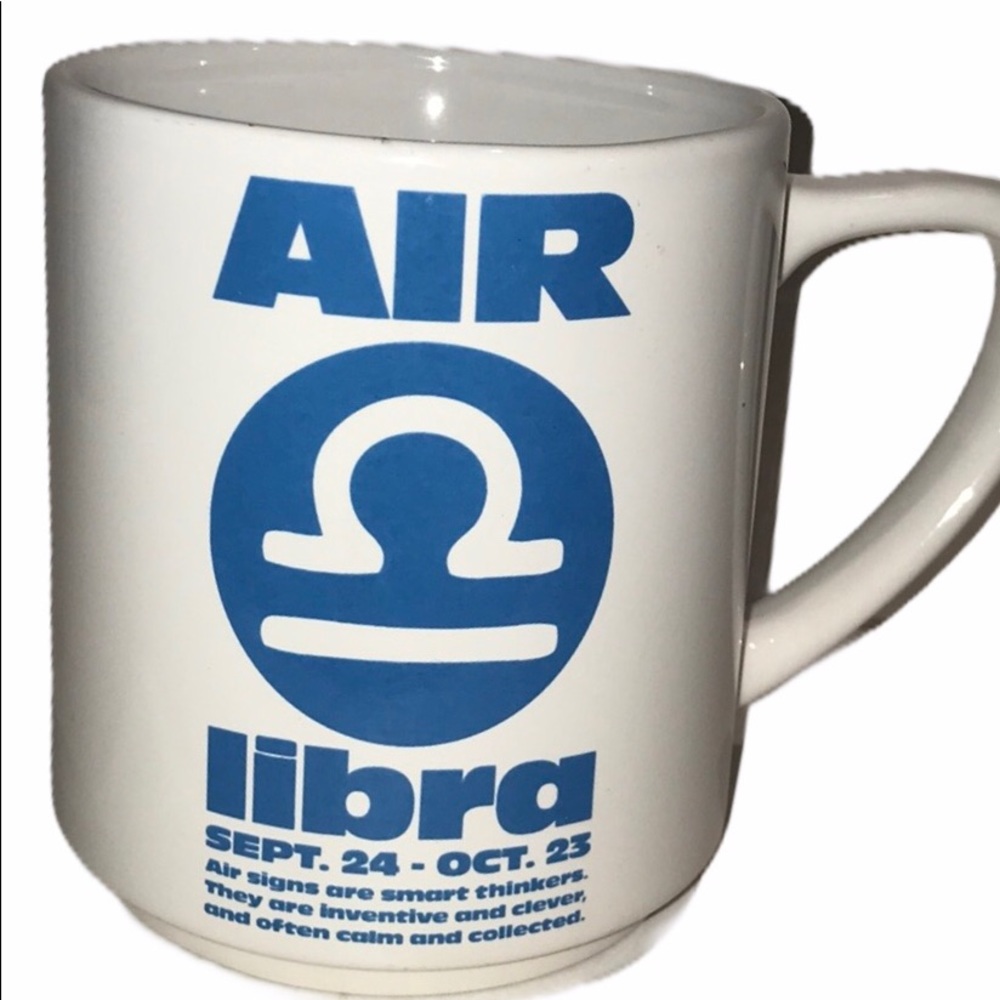 NWOT Air-Libra Horoscope Coffee Tea Cocoa Mug Cup